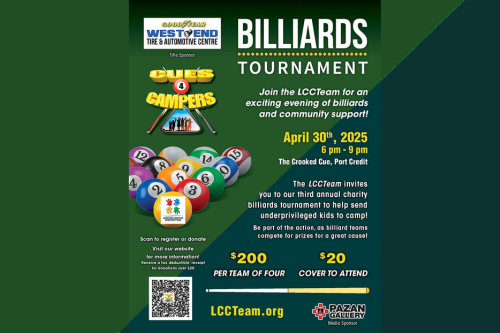 Rack 'em up for a great cause!