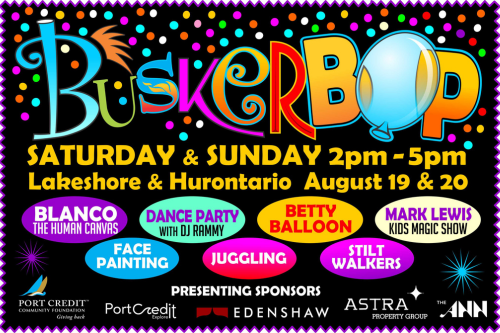 Enter the BuskerBop Zone at the Port Street Market August 19th & 20th from 2:00 p.m. to 5:00 p.m.