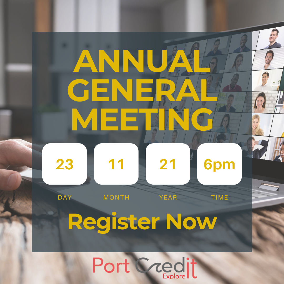 Register Now: Port Credit BIA 2021 AGM